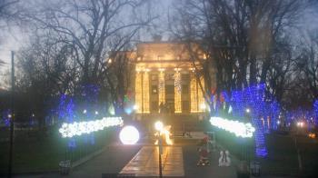 Weather camera view of Prescott Courthouse Square.