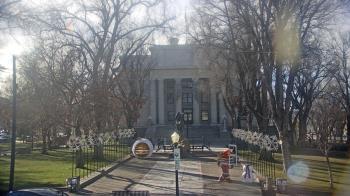Weather camera view of Prescott Courthouse Square.