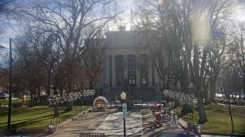 Weather camera view of Prescott Courthouse Square.