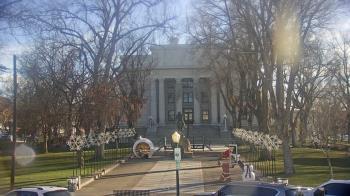 Weather camera view of Prescott Courthouse Square.
