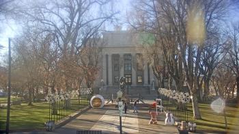Weather camera view of Prescott Courthouse Square.