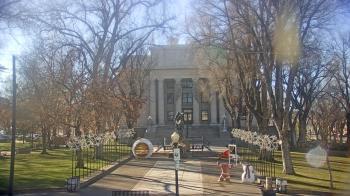 Weather camera view of Prescott Courthouse Square.