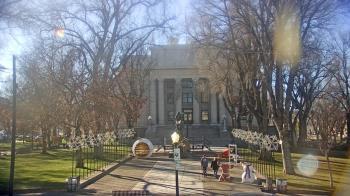 Weather camera view of Prescott Courthouse Square.