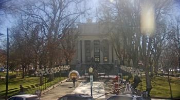 Weather camera view of Prescott Courthouse Square.