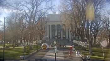 Weather camera view of Prescott Courthouse Square.