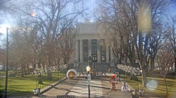 Weather camera view of Prescott Courthouse Square.