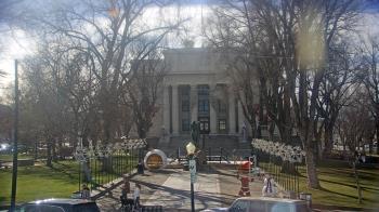 Weather camera view of Prescott Courthouse Square.