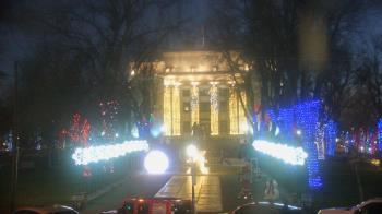 Weather camera view of Prescott Courthouse Square.