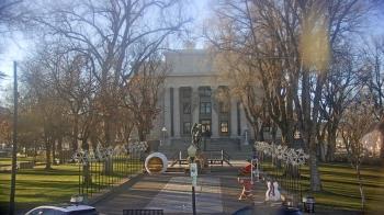 Weather camera view of Prescott Courthouse Square.