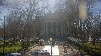 Weather camera view of Prescott Courthouse Square.