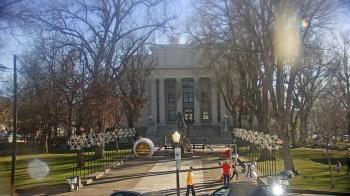 Weather camera view of Prescott Courthouse Square.