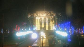 Weather camera view of Prescott Courthouse Square.