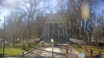 Weather camera view of Prescott Courthouse Square.