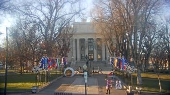 Weather camera view of Prescott Courthouse Square.