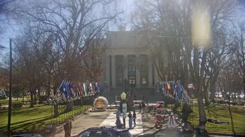 Weather camera view of Prescott Courthouse Square.