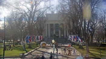 Weather camera view of Prescott Courthouse Square.