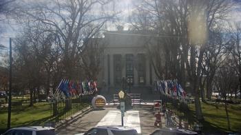 Weather camera view of Prescott Courthouse Square.