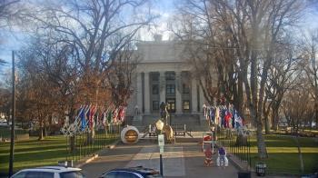 Weather camera view of Prescott Courthouse Square.