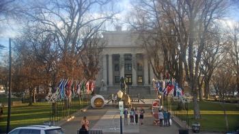 Weather camera view of Prescott Courthouse Square.
