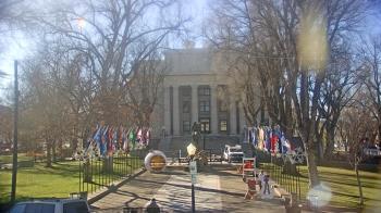 Weather camera view of Prescott Courthouse Square.