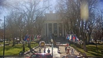 Weather camera view of Prescott Courthouse Square.