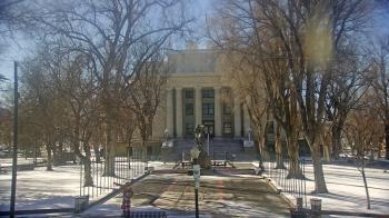 Weather camera view of Prescott Courthouse Square.