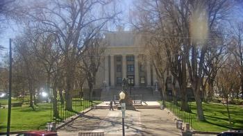 Weather camera view of Prescott Courthouse Square.
