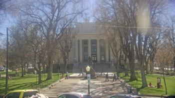 Weather camera view of Prescott Courthouse Square.