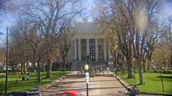 Weather camera view of Prescott Courthouse Square.