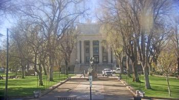 Weather camera view of Prescott Courthouse Square.