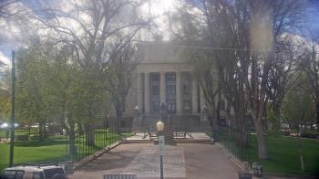 Weather camera view of Prescott Courthouse Square.