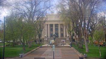 Weather camera view of Prescott Courthouse Square.