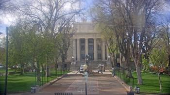 Weather camera view of Prescott Courthouse Square.