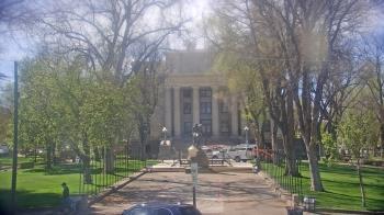 Weather camera view of Prescott Courthouse Square.