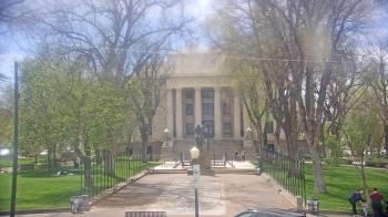 Weather camera view of Prescott Courthouse Square.