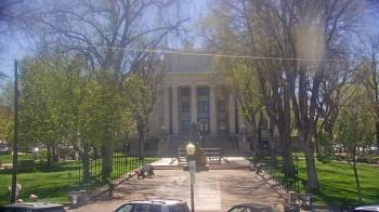 Weather camera view of Prescott Courthouse Square.