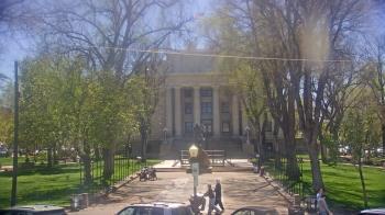 Weather camera view of Prescott Courthouse Square.