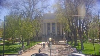 Weather camera view of Prescott Courthouse Square.