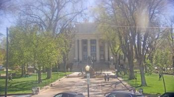 Weather camera view of Prescott Courthouse Square.