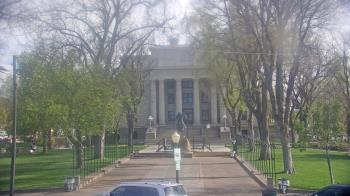 Weather camera view of Prescott Courthouse Square.