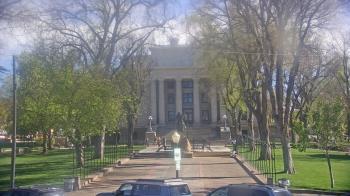 Weather camera view of Prescott Courthouse Square.