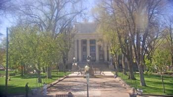 Weather camera view of Prescott Courthouse Square.