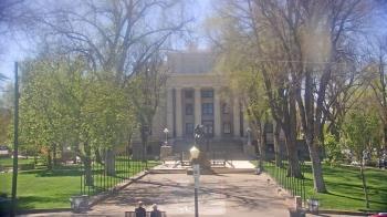 Weather camera view of Prescott Courthouse Square.