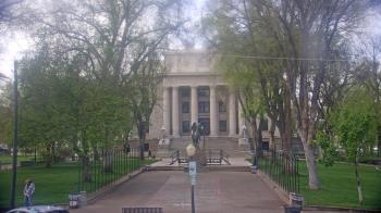 Weather camera view of Prescott Courthouse Square.