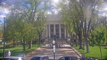 Weather camera view of Prescott Courthouse Square.