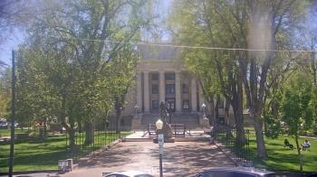 Weather camera view of Prescott Courthouse Square.