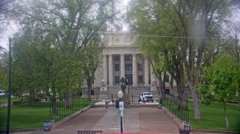 Weather camera view of Prescott Courthouse Square.