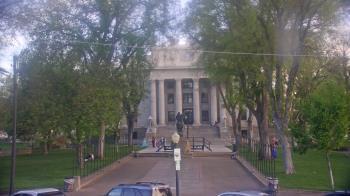 Weather camera view of Prescott Courthouse Square.