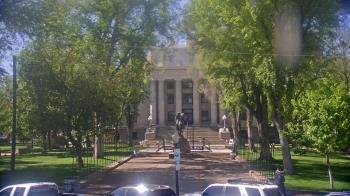 Weather camera view of Prescott Courthouse Square.