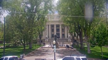 Weather camera view of Prescott Courthouse Square.